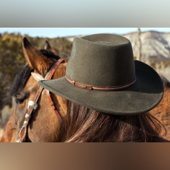NEW STETSON gallatin outdoor hat in sage - Picture 3 of 12